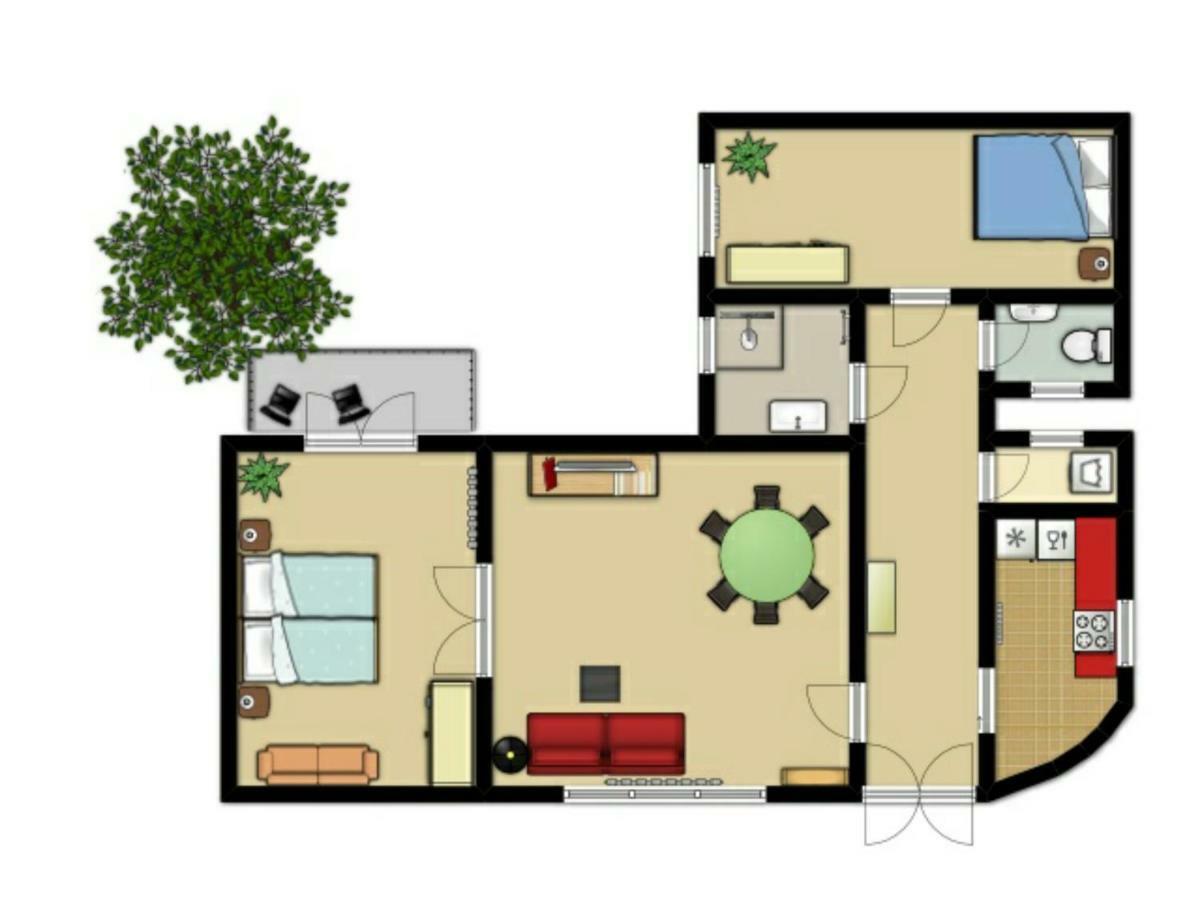 3 Room Apartment In The Beautiful Street ブダペスト エクステリア 写真